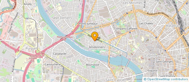 localisation de l'entreprise MADAME ALICE BERSOUX  TOULOUSE