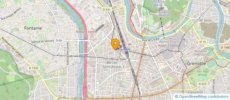 localisation de l'entreprise MADAME ALICE BERTHET à GRENOBLE