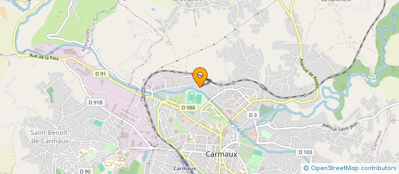 localisation de l'entreprise MADAME ALICE BES  CARMAUX