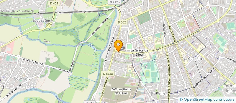 localisation de l'entreprise MADAME ALICE BESNIER à CAEN