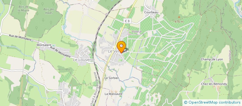 localisation de l'entreprise MADAME ALICE BESSON  LE VERNOIS