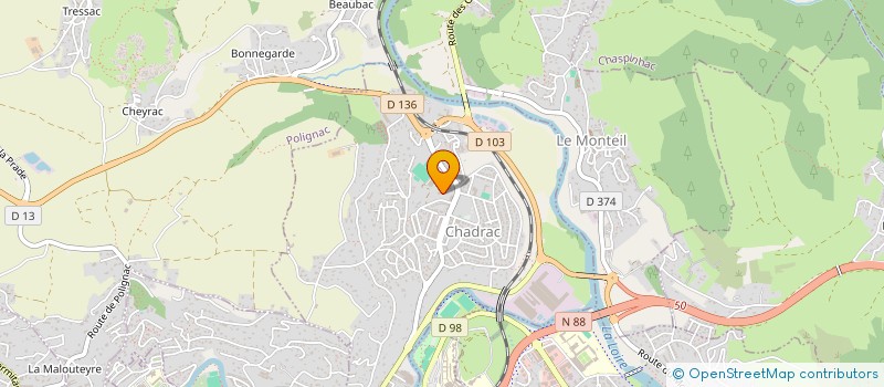 localisation de l'entreprise MADAME ALICE BESSON  SAINT-PAULIEN