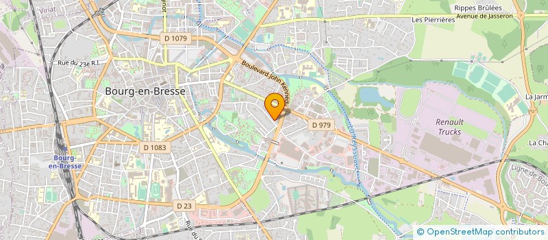 localisation de l'entreprise MADAME ALICE BIBET  BOURG-EN-BRESSE