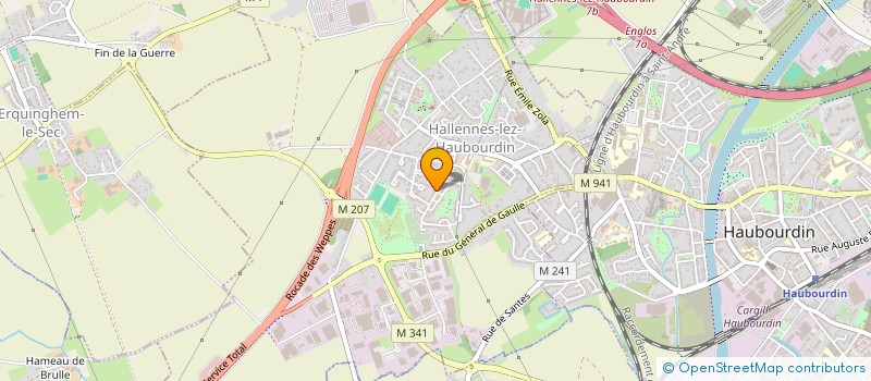 localisation de l'entreprise MADAME ALICE BIREMBAUX  HALLENNES-LEZ-HAUBOURDIN