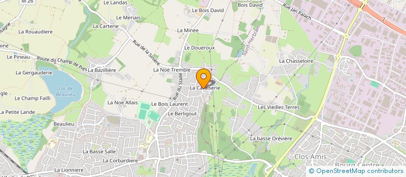 localisation de l'entreprise MADAME ALICE BLANVILLAIN à COUERON
