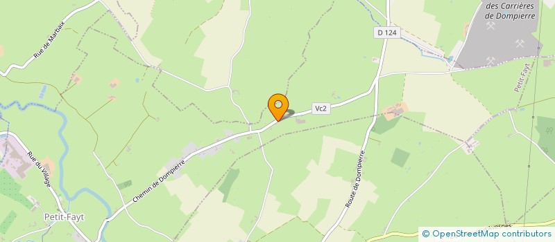 localisation de l'entreprise MADAME ALICE BLONDIN  PETIT-FAYT