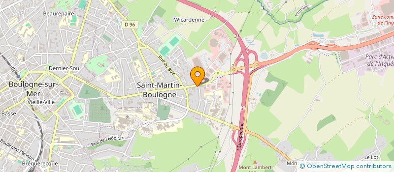 localisation de l'entreprise MADAME ALICE BOBEE à SAINT-MARTIN-BOULOGNE