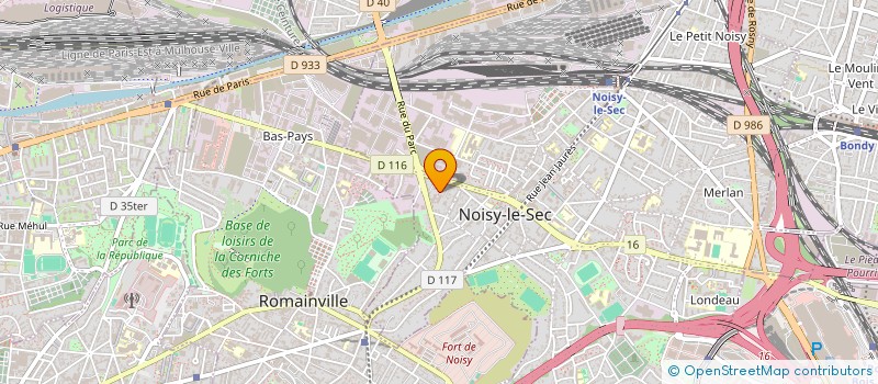localisation de l'entreprise MADAME ALICE BOBINET à NOISY-LE-SEC