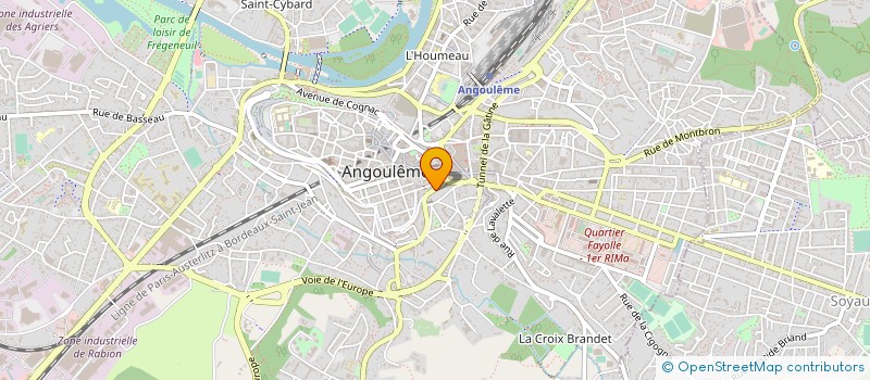 localisation de l'entreprise MADAME ALICE BOHL à ANGOULEME