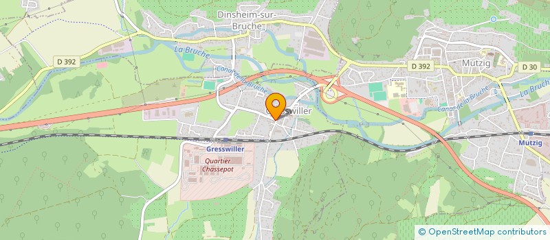 localisation de l'entreprise MADAME ALICE BOHLANDT  GRESSWILLER