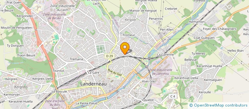 localisation de l'entreprise MADAME ALICE BOISSEAU à LANDERNEAU