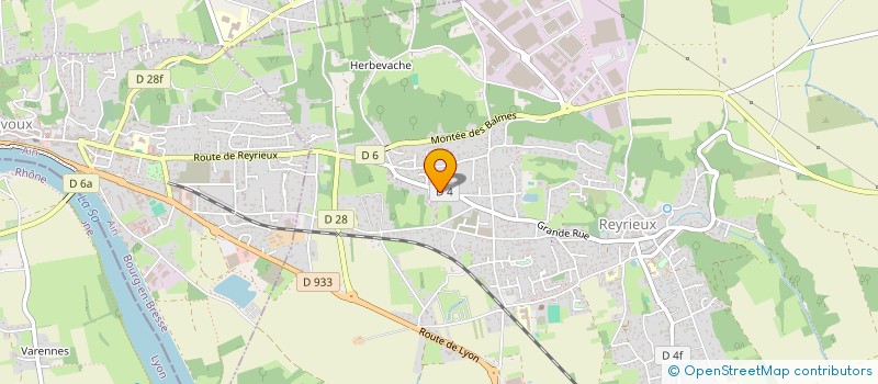 localisation de l'entreprise MADAME ALICE BONIN RUIZ à REYRIEUX