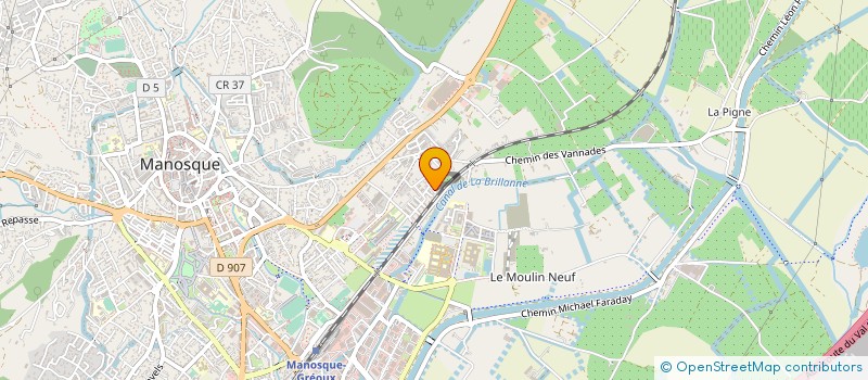 localisation de l'entreprise MADAME ALICE BONNET à MANOSQUE