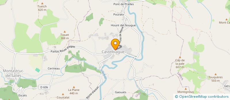 localisation de l'entreprise MADAME ALICE BORDES  CASTELBIAGUE