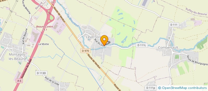 localisation de l'entreprise MADAME ALICE BOTTIGLIERO à LEVERNOIS