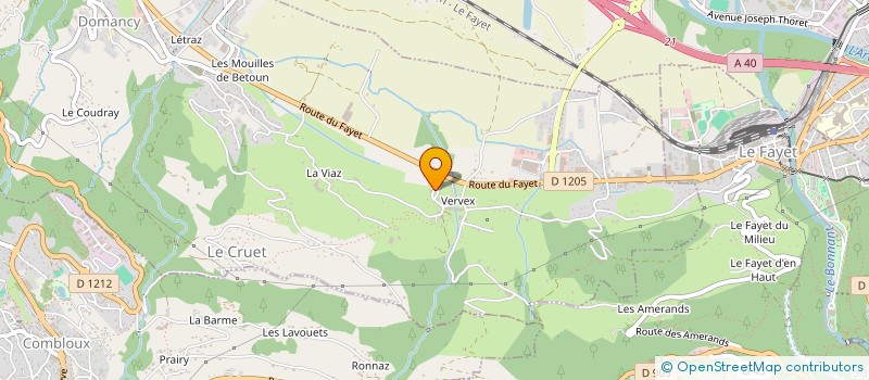localisation de l'entreprise MADAME ALICE BOTTOLLIER CURTET à DOMANCY