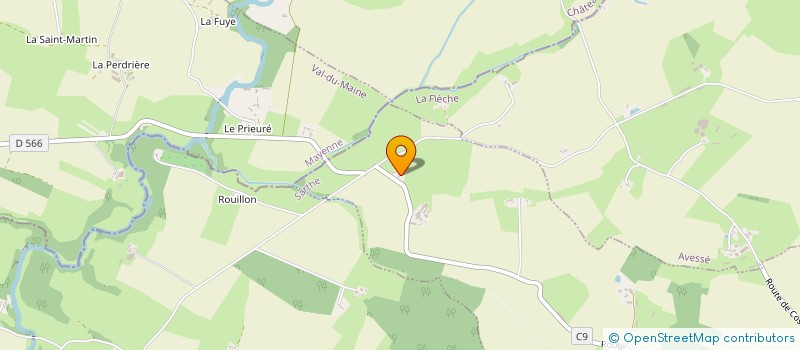 localisation de l'entreprise MADAME ALICE BOUCHARD  POILLE SUR VEGRE