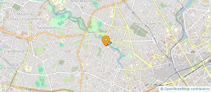 localisation de l'entreprise MADAME ALICE BOUJU à NANTES