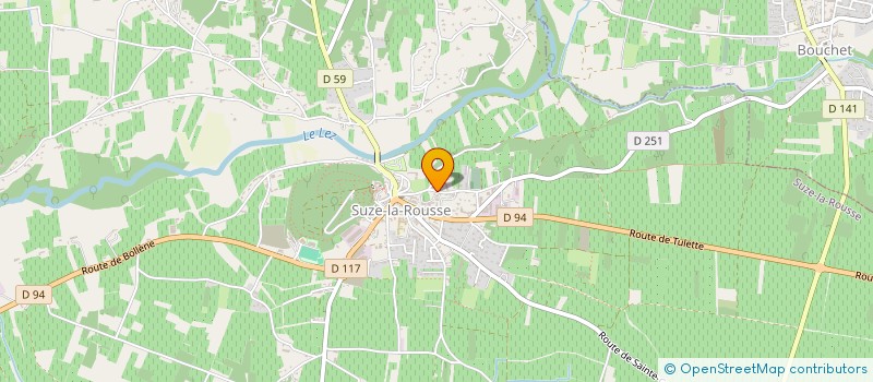 localisation de l'entreprise MADAME ALICE BOURRET  SUZE-LA-ROUSSE