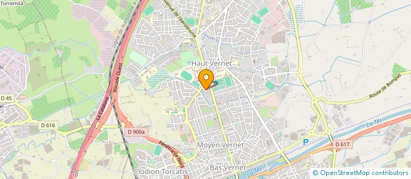 localisation de l'entreprise MADAME ALICE BOVET-MORINON  PERPIGNAN