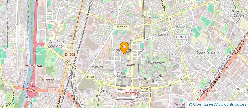 localisation de l'entreprise MADAME ALICE BRACQ  GRENOBLE