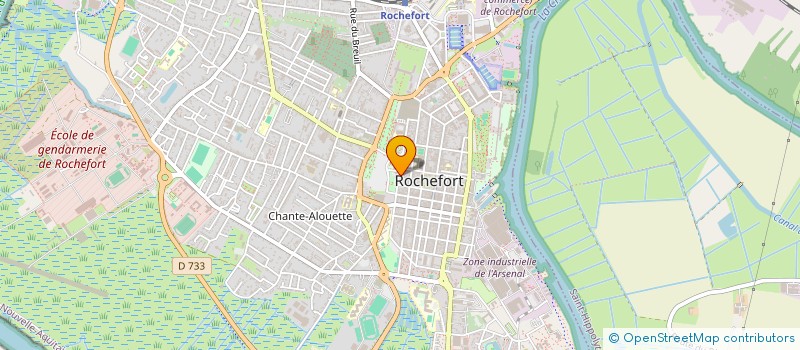 localisation de l'entreprise MADAME ALICE BRIANTAIS DIDON  ROCHEFORT