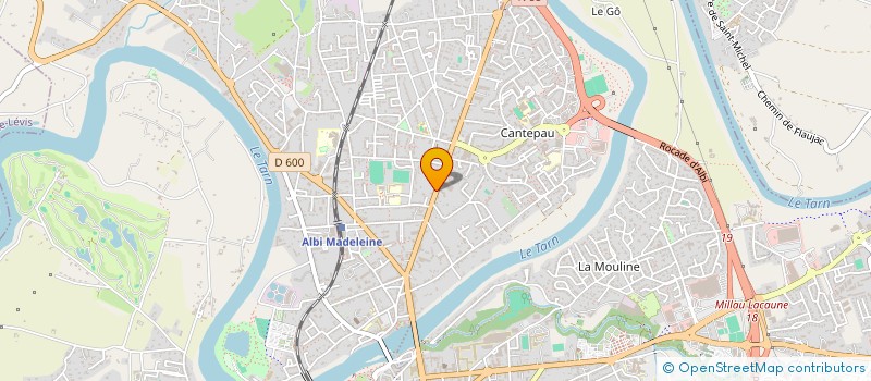 localisation de l'entreprise MADAME ALICE BRISSEAU à ALBI