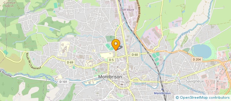 localisation de l'entreprise MADAME ALICE BRUN  MONTBRISON