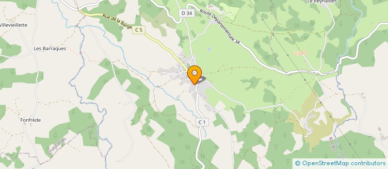 localisation de l'entreprise MADAME ALICE BRUNEL  ROCLES