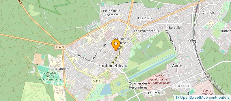 localisation de l'entreprise MADAME ALICE BRUNS à FONTAINEBLEAU