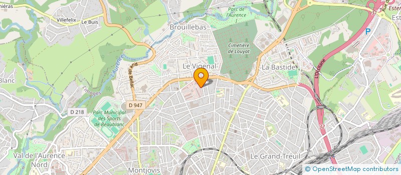 localisation de l'entreprise MADAME ALICE BUISSON  LIMOGES
