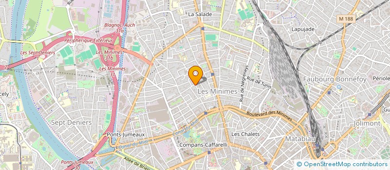 localisation de l'entreprise MADAME ALICE BURGUION  TOULOUSE