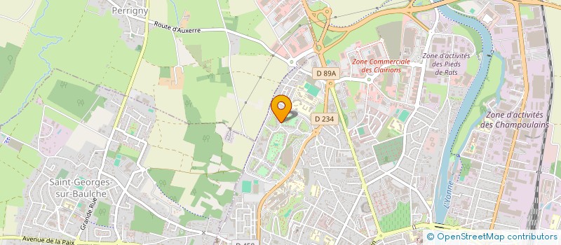 localisation de l'entreprise MADAME ALICE CADARIO à AUXERRE