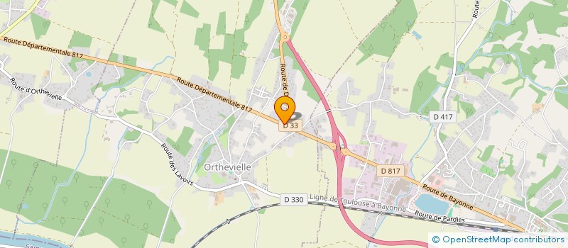 localisation de l'entreprise MADAME ALICE CAPDEVIELLE  LABATUT