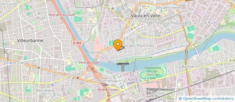 localisation de l'entreprise MADAME ALICE CAPRONNIER  VAULX-EN-VELIN