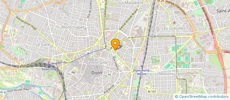 localisation de l'entreprise MADAME ALICE CARLET  DIJON