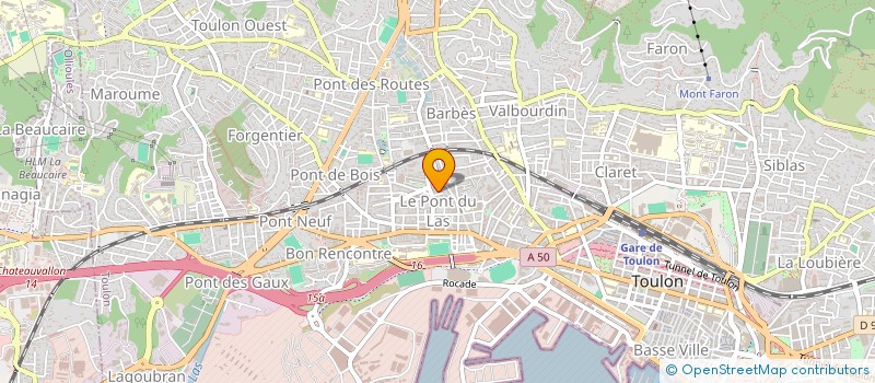 localisation de l'entreprise MADAME ALICE CARPINTEIRO  TOULON