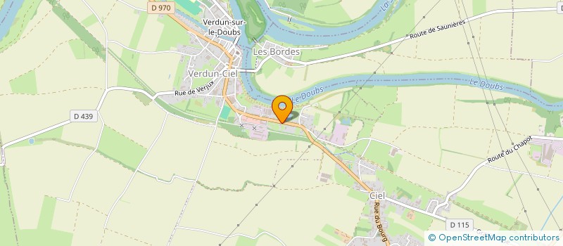 localisation de l'entreprise MADAME ALICE CARRE à VERDUN-SUR-LE-DOUBS