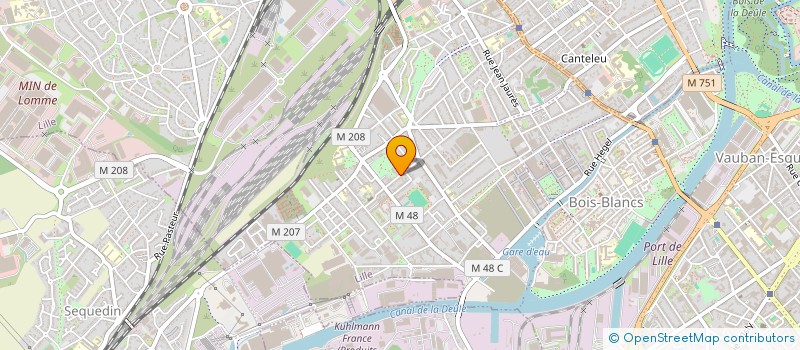 localisation de l'entreprise MADAME ALICE CARTIER à LILLE