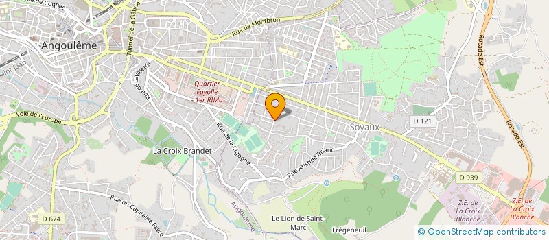 localisation de l'entreprise MADAME ALICE CARTRON à SOYAUX