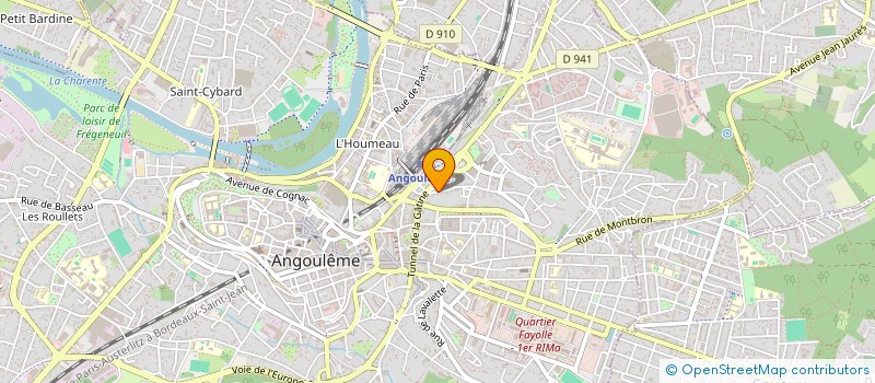 localisation de l'entreprise MADAME ALICE CARUEL à ANGOULEME