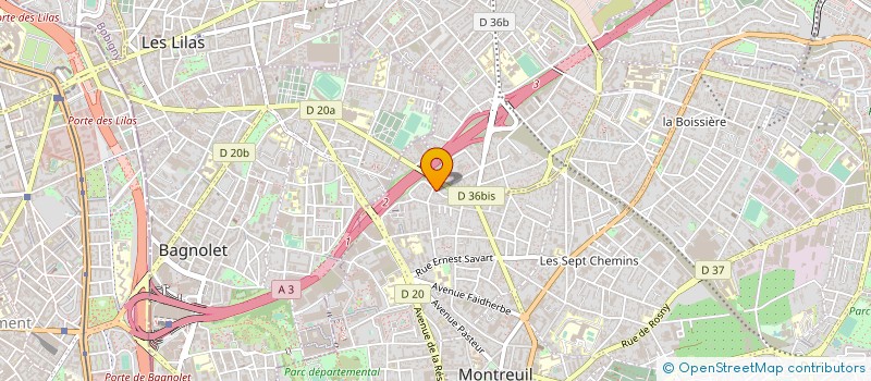 localisation de l'entreprise MADAME ALICE CAUET à MONTREUIL