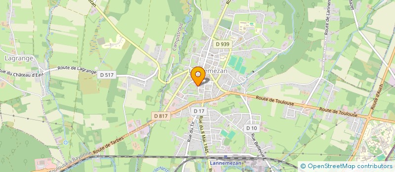 localisation de l'entreprise MADAME ALICE CAZASSUS  LANNEMEZAN