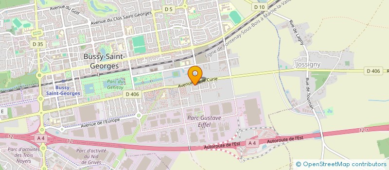 localisation de l'entreprise MADAME ALICE CHAMLONG  BUSSY-SAINT-GEORGES