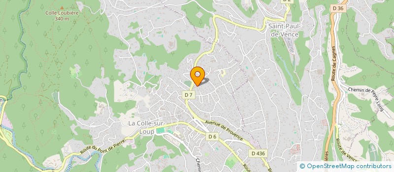 localisation de l'entreprise MADAME ALICE CHAMPIGNY à LA COLLE-SUR-LOUP