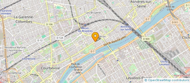 localisation de l'entreprise MADAME ALICE CHANCE à COURBEVOIE