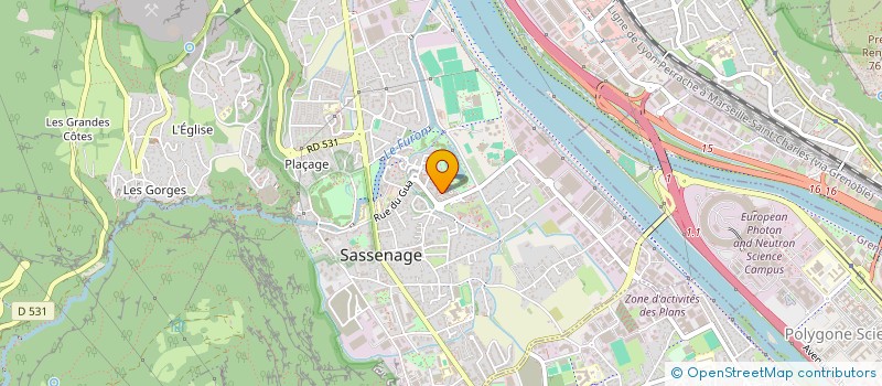 localisation de l'entreprise MADAME ALICE CHANEL  SASSENAGE