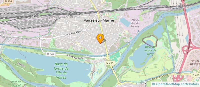 localisation de l'entreprise MADAME ALICE CHARBEY  VAIRES-SUR-MARNE