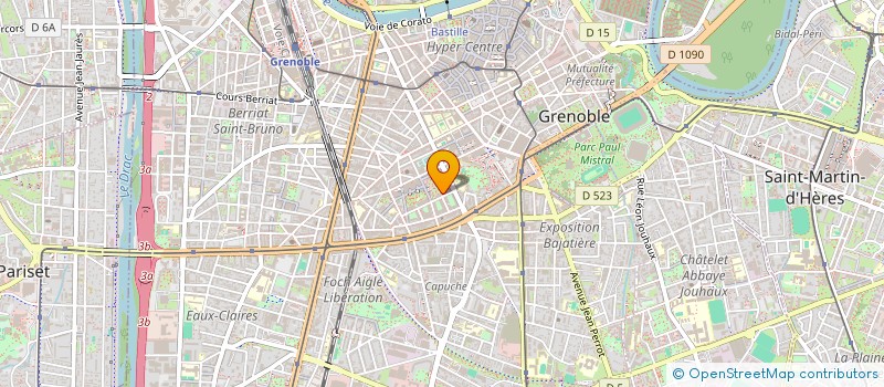 localisation de l'entreprise MADAME ALICE CHARRIAU  GRENOBLE