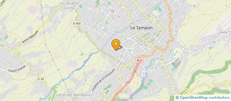 localisation de l'entreprise MADAME ALICE CHAUVIN  LE TAMPON